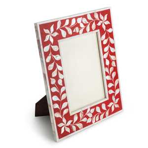 Cadre photo en nacre 100% coquillage, fabriqué à la main par des artisans indiens, motif floral fantaisie, nouveau et dernier design - Product Image 4