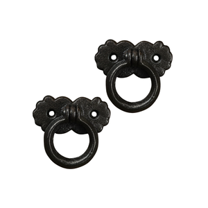 Poignée à anneau en fonte moderne, durable, antirouille, avec revêtement en poudre, 2x1 pouce, pour tiroirs de cuisine, armoires, placards, meubles - Product Image 1