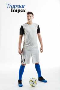 ชุดฝึกซ้อมฟุตบอลชายชุดเสื้อกางเกงขาสั้นเสื้อเจอร์ซีย์ฟุตบอลเสื้อเจอร์ซีย์2025ออกแบบได้ตามที่ต้องการ - Product Image 4