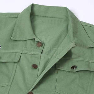 100% algodón 2025 último estilo chaqueta vaquera para hombre venta al por mayor superventas bajo MOQ servicio OEM chaqueta de invierno vaquera - Product Image 6