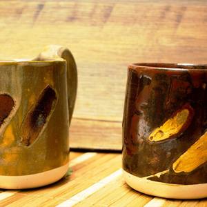 Hot Selling Raw Grey <b>Coffee</b> Mug Set of 6 Pc product Printed Handmade Ceramic mug <b>Coffee</b> <b>Cups</b> - Product Image 6