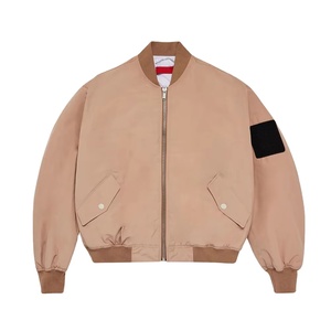 Nouvelle veste bomber tendance pour homme, col montant, vente chaude, logo personnalisé, design durable, haute qualité - Product Image 1