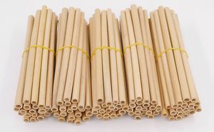 Pajitas de bambú biodegradables calientes a granel ecológicas y compostables para té de burbujas - Product Image 6