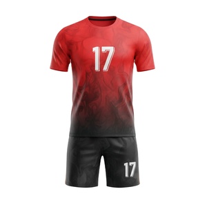 Conjunto de Uniforme de Fútbol Personalizado Sublimado, Diseño de Rayo Negro y Dorado, Ropa Deportiva Transpirable para Entrenamiento de Equipo - Product Image 6