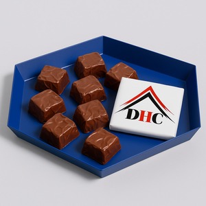 Sophisticated Round Shape Decorative Metal <b>Serving</b> Tray for Ramadan Gracefully Displays Chocolates with Style - Product Image 3