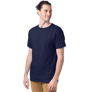 Camiseta de algodón para hombre, camiseta de Color sólido, Camiseta básica informal con cuello redondo para hombre, camisetas clásicas de alta calidad para hombre - Product Image 2