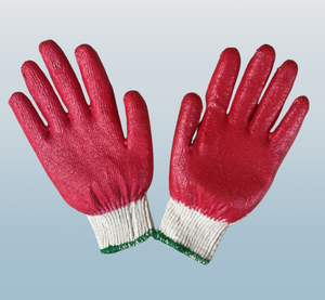 Vietnamese Rubber Coated <b>Latex</b> <b>Gloves</b> Anti-Cut Anti-Slip Safety Working <b>Gloves</b> Semi-Coating Reusable Cotton Protection Garden - Product Image 4