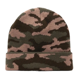 Bonnet léger en laine mérinos, fabricant de bonnets personnalisés avec logo, bonnet d'hiver chaud, design camouflage, bonnet uni pliable BY HI 2026 - Product Image 1