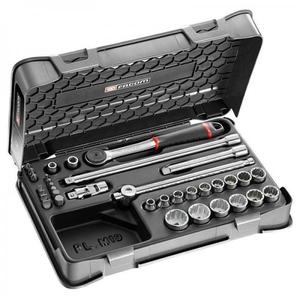 Facom 35-Piece 3/8'' Metric <b>12</b>-<b>Point</b> <b>Socket</b> and Bits Set - Product Image 1