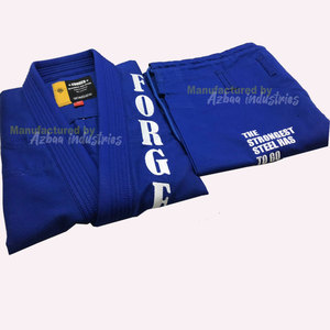 Venta al por mayor 100% algodón perla onda 450 GSM con parches Jiu Jitsu brasileño bordado personalizado BJJ Gi para profesionales - Product Image 2