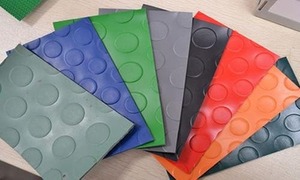 Alfombrilla antideslizante de pila alta de PVC moderna ecológica, suelo texturizado duradero para áreas húmedas, baños, suministro mundial - Product Image 6