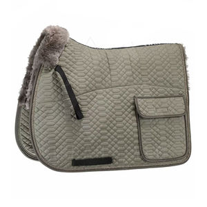 Tapis de selle de course de chevaux anglais de haute qualité de style occidental pour les sports équestres et l'équitation directement d'Inde - Product Image 2