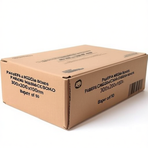 Paper & Media <b>Boxes</b> Single-Wall Corrugated Cardboard Shelf Box 300x200x100mm Brown Pack of 50 - Product Image 3