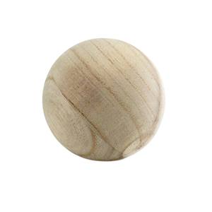 Boules en bois naturel fantastiques, sphères en bois rondes pour projets de bricolage, arts et artisanat, décoration de boule à prix abordable - Product Image 1