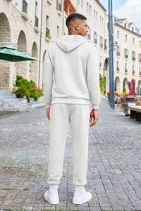 Trajes de sudor Hombres Imprimir Logotipo personalizado Fit Conjunto de chándal de dos piezas Heavyweight Tech Fleece Chándal para hombres - Product Image 5