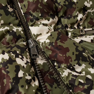Vestes matelassées de haute qualité en toile, col montant, logo sur le devant, prix de gros, vente en ligne à prix réduit - Product Image 4