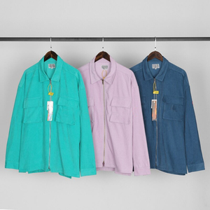 เสื้อฮู้ดซิปแบบย้อมสีพิเศษ กันลมสำหรับฤดูหนาว เป็นมิตรกับสิ่งแวดล้อม ผลิตจากผ้าฝ้ายฟลีซ 100% - Product Image 6