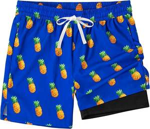 กางเกงขาสั้นลำลองสำหรับผู้ชายสำหรับฤดูร้อนผ้าคอตตอนสีทึบระบายอากาศได้ดีเป็นมิตรกับสิ่งแวดล้อมสไตล์กลางแจ้ง & เครื่องแต่งกายแนวสตรีท - Product Image 4