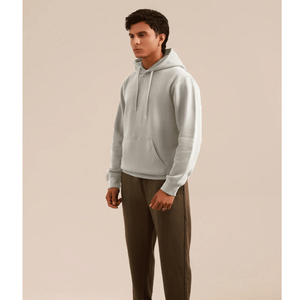 <b>Thick</b> <b>Fleece</b> Drop Shoulder Plain Blank Custom Men Hoodies High Quality Cotton French Terry Oversize Hoodie - Product Image 6