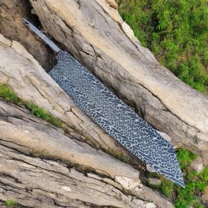 Cuchillo NM 2024 de Alta Calidad, Hecho a Mano, Profesional, para Bricolaje, Hoja en Blanco, Mango de Madera, Estilo Bowie Japonés - Product Image 3