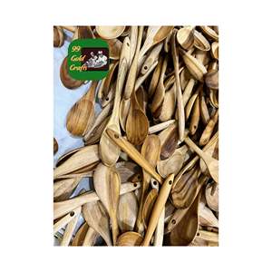 CUCHARA DE MADERA DE TECA ARTESANAL DE VIETNAM CUCHARA ANTIADHERENTE DE MANGO LARGO HERRAMIENTA DE COCINA ECOLÓGICA PARA COMPRADORES AL POR MAYOR - Product Image 6