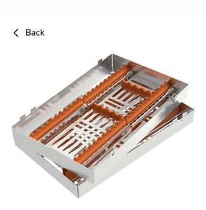 Ortodoncia Instrumentos dentales Doble llegada Caja quirúrgica de silicona multicolor Curetas Base dental Instrumentos quirúrgicos - Product Image 1