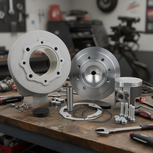 ชุดกระบอกสูบ190cc ขนาดใหญ่สำหรับมอเตอร์ไซค์ชุดประกอบเครื่องยนต์มอเตอร์ไซค์แบบพรีเมี่ยม - Product Image 3