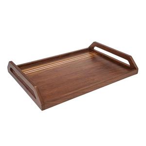 Bandeja Rectangular de diseño elegante hecha a mano, tamaño personalizado, madera de mango, característica única para el hogar, ecológica - Product Image 5