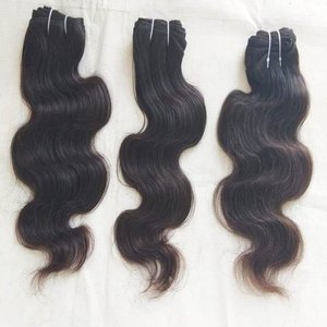 ขายส่งอินเดียเวอร์จินเรมี่แบน Weft ต่อผมคู่วาดแบนผ้าผมส่วนขยาย - Product Image 4