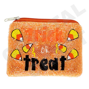 Monedero con cuentas de semillas de feliz cumpleaños, hermoso monedero con cuentas personalizado para mujer, monedero de moda con - Product Image 5