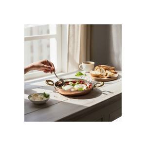 16 cm Thick <b>Copper</b> <b>Fry</b> <b>Pan</b> & Egg <b>Pan</b> with Pattern Durable Kitchen Essential - Product Image 1
