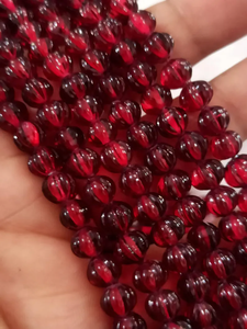 Cadena de cuentas de calabaza de piedras preciosas múltiples 7 mm AAA Calidad fina 7, cuentas de calabaza de 13 pulgadas Cadena de piedras preciosas - Product Image 4