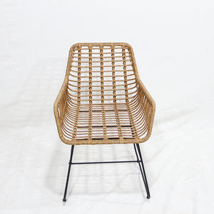 Juego de Comedor de Ratán Sintético para Restaurante Comehome, Mesa y Sillas de Jardín Resistentes a la Intemperie - Product Image 6