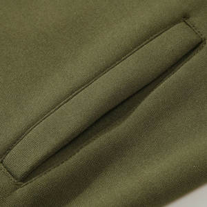 เสื้อมีฮู้ดมีซิปสำหรับผู้ชายเทรนด์แฟชั่นใหม่2024สีทึบทึบแขนยาวฮิปฮอป - Product Image 6