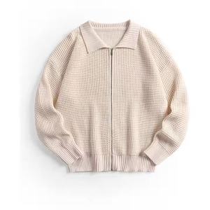 Street Style Streatwear <b>Zip</b>-up Sweatshirt with <b>Quarter</b> <b>Zip</b> Front - Product Image 1