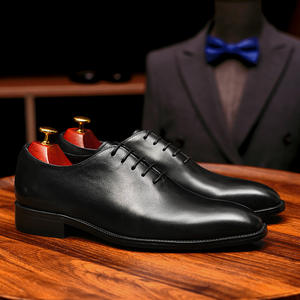 Zapatos Oxford de Cuero Vacuno de Primera Calidad con Tacón Acolchado y Diseño Antideslizante, Zapatos de Vestir para Caballeros - Product Image 2
