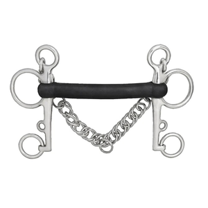 Venta al por mayor Pelham Mullen boca con goma Tom Thumb Western Bits equipo de acero inoxidable gran oferta equitación ecuestre - Product Image 1
