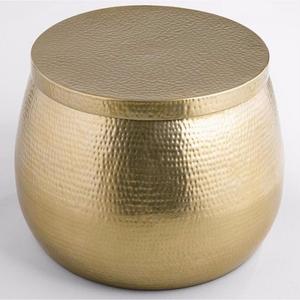 Mesa de muebles con estilo para uso en el hogar, mesa de sala de estar con forma redonda de Metal, de bronce, estilo finés, para Hotel y hogar - Product Image 2