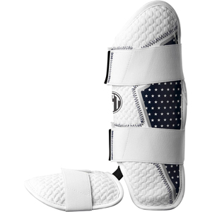 Nhà Máy Giá Rẻ Giá chân bảo vệ bóng chày đào tạo bảo vệ ống chân thoải mái đôi dây đeo móc & vòng lặp đóng cửa bóng chày bảo vệ ống chân - Product Image 4