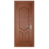 Portes Doubles en Bois Classiques Modernes, Designs Étanche en Bois Massif Finition Naturelle, Portes Intérieures d'Appartement et Commerciales, Garantie 3 Ans