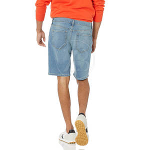 Pantalones cortos vaqueros hechos a medida de nuevo estilo, pantalones cortos vaqueros de color sólido hechos en Pakistán, pantalones cortos vaqueros para hombres - Product Image 3