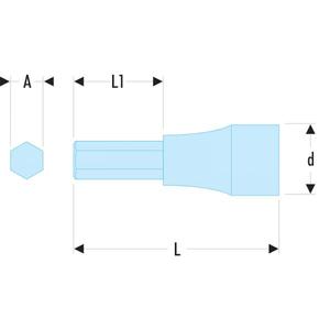Facom 1/2'' Drive Inch Hexagon Bit <b>Sockets</b> High Quality Product Category <b>Socket</b> - Product Image 2