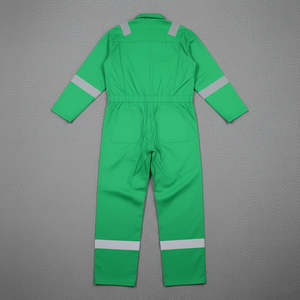 Traje de Emergencia Protector Impermeable con Franja Reflectante de Alta Visibilidad, Naranja Ignífugo, ANSI Clase 2, con Luz LED Intermitente - Product Image 2