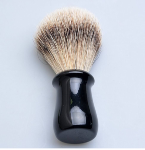 Manche de brosse à pointe de corne de haute qualité blaireau coloré en corne noire pour blaireau pour homme blaireau - Product Image 5