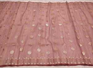 Exclusivo de calidad de exportación Deshi Dhakai Jamdani Sharee para mujer JAMDANI FABRIC Blue RED GREEN Golden Sky Blue de Bangladesh - Product Image 5