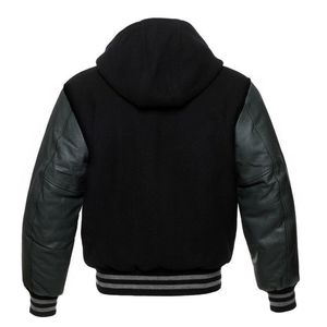Latest Design College Baseball <b>Varsity</b> <b>Jacket</b> OEM Factory Price Sportswear Custom Logo Premium Quality <b>Bomber</b> <b>Jacket</b> for <b>Men</b> - Product Image 3
