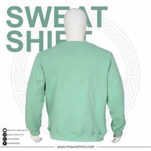 เสื้อสเวตเชิ้ตขนแกะคอตตอนสำหรับทุกเพศเสื้อสเวตเชิ้ตพิมพ์โลโก้พร้อม100% - Product Image 4