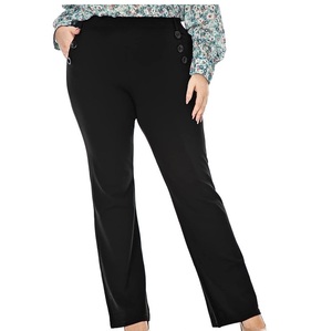 Pantalon habillé coupe ajustée pour femmes en gros Pantalon habillé confortable pas cher sur mesure Pantalon habillé plat de haute qualité pour robe de soirée de mariage - Product Image 5