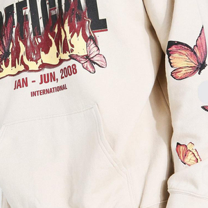 Sudaderas con Capucha de Alta Calidad con Estampado Digital para Hombre, Nuevo Diseño, 100% Algodón, Tallas Grandes, Transpirables, de Secado Rápido, Color Personalizado para Invierno - Product Image 5