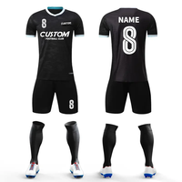 Ensemble de maillots de football personnalisés pour hommes, 100% polyester, léger, séchage rapide, antibactérien, respirant, anti-UV, extensible, manches courtes, blanc